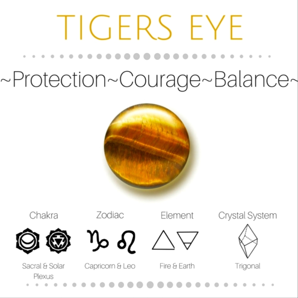 Genuine Tiger's Eye Semi Precious Natural Stone French Copper Filigree Ring 8 - Picture 2 of 8
